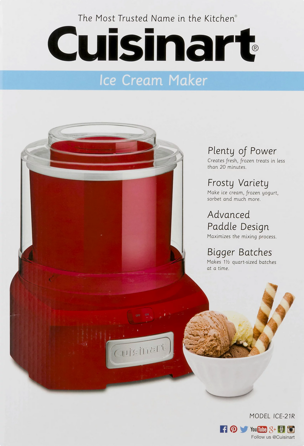 Frozen Yogurt Ice Cream & Sorbet Maker N949
