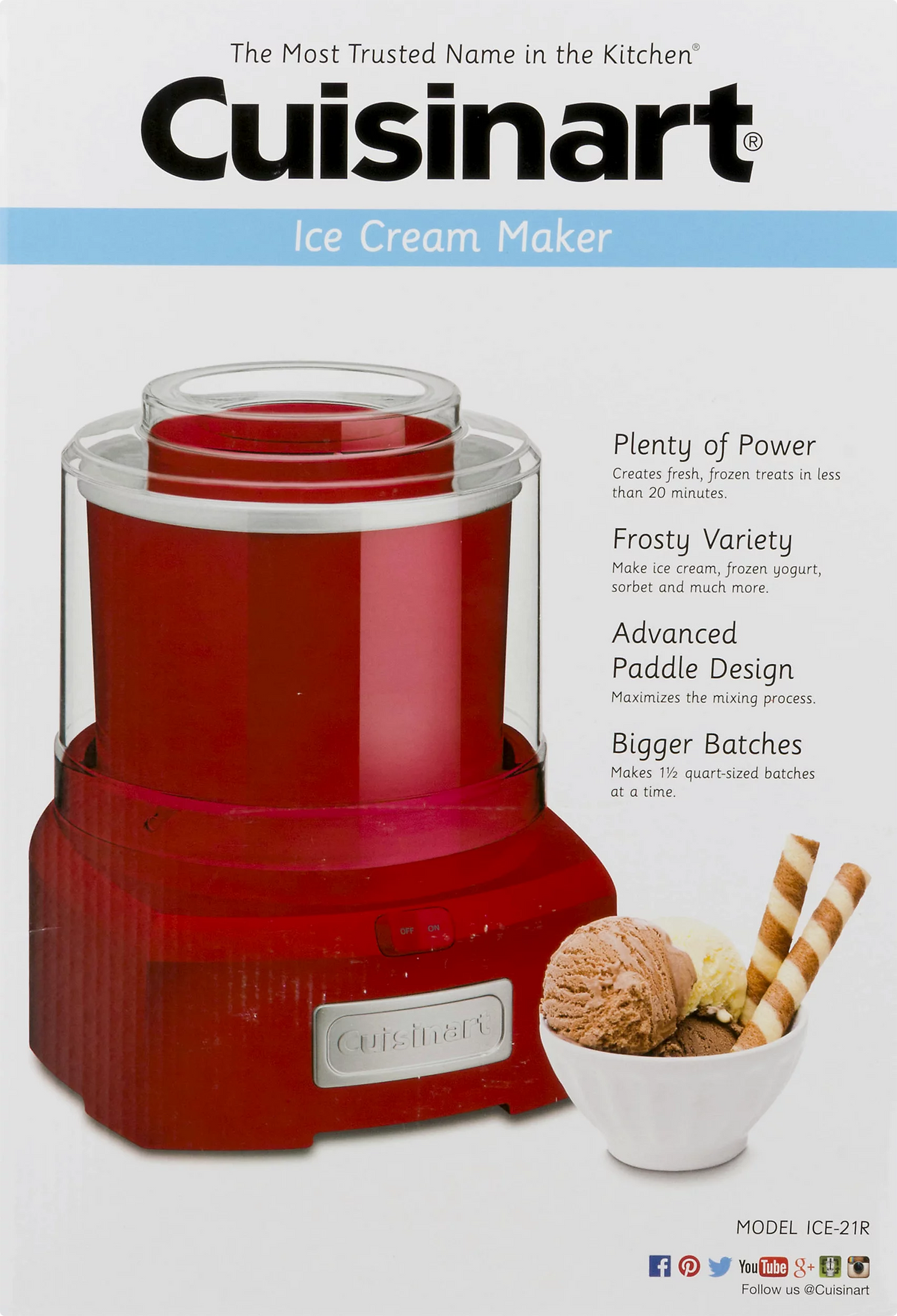 Frozen Yogurt Ice Cream & Sorbet Maker N949