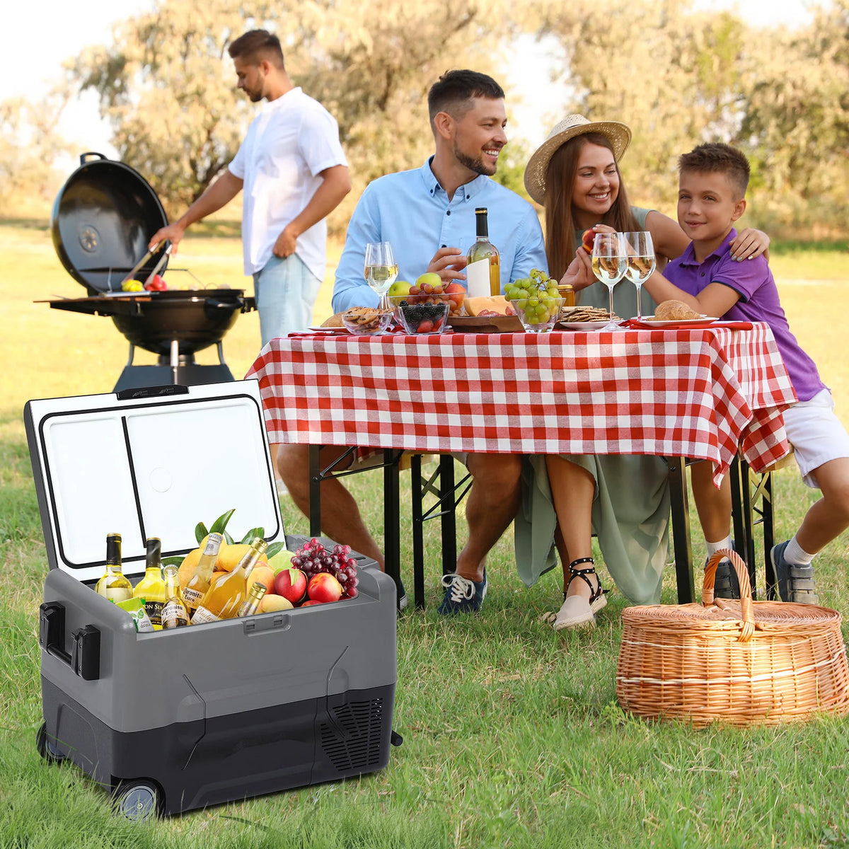 37QT Portable Dual Zone Car Refrigerator H6508