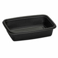 32 oz Black Plastic Microwave-Safe Containers R940971