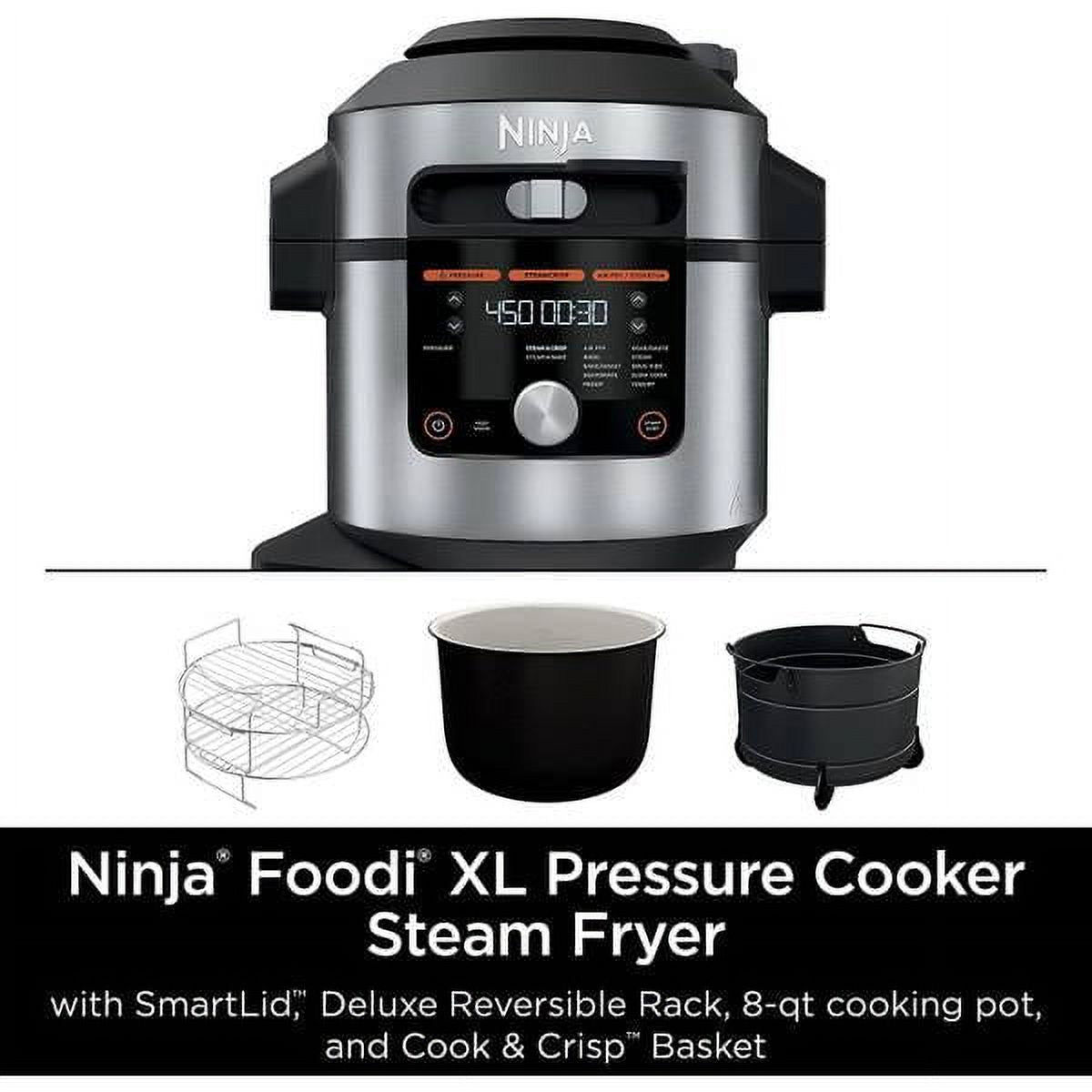 14-in-1 8 qt XL Pressure Cooker Steam Fryer with SmartLid D3585