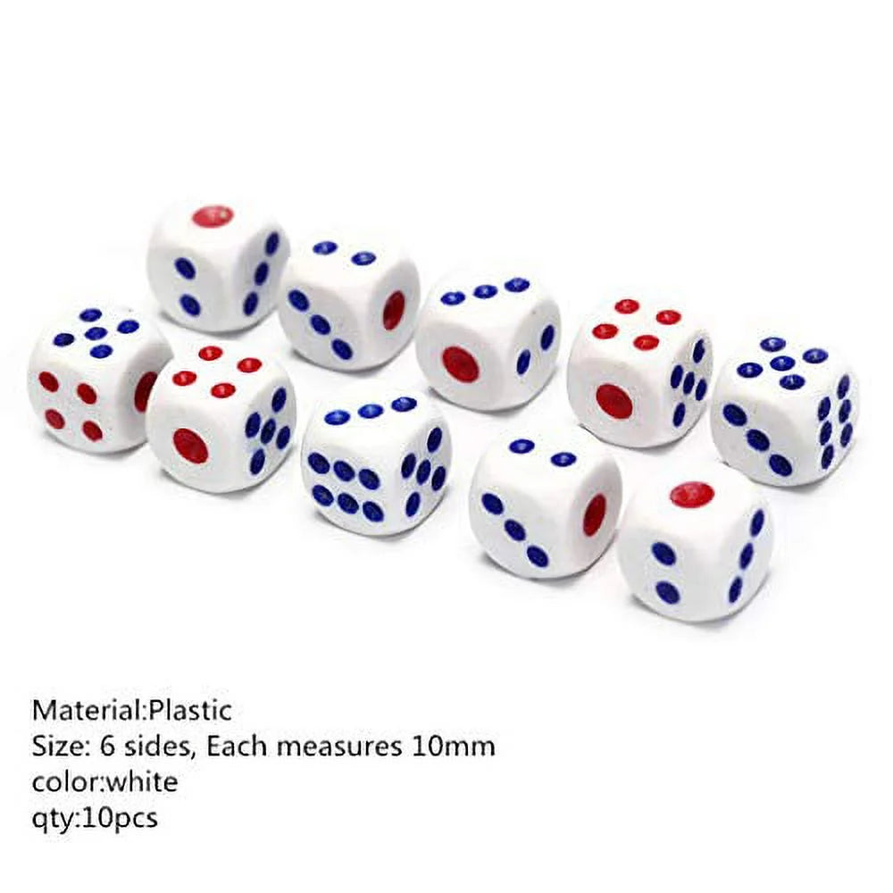 Red Jumbo Inflatable Dice 2pack with 10pcs 12mm Dice C833920