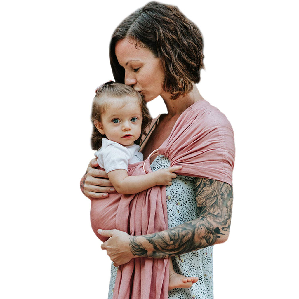 Bamboo and Linen Ring Sling Baby Carrier K1538