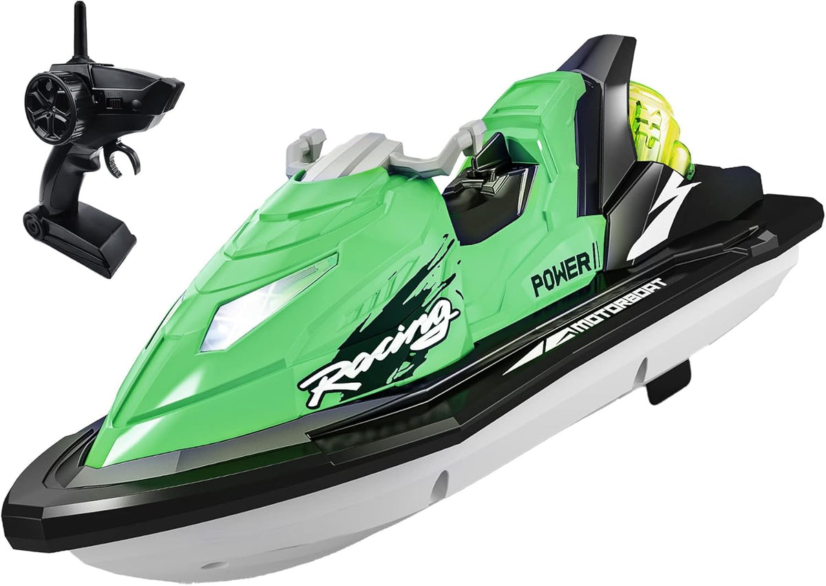 RC Boat with Rechargeable Battery and Dual Motors Red X9342