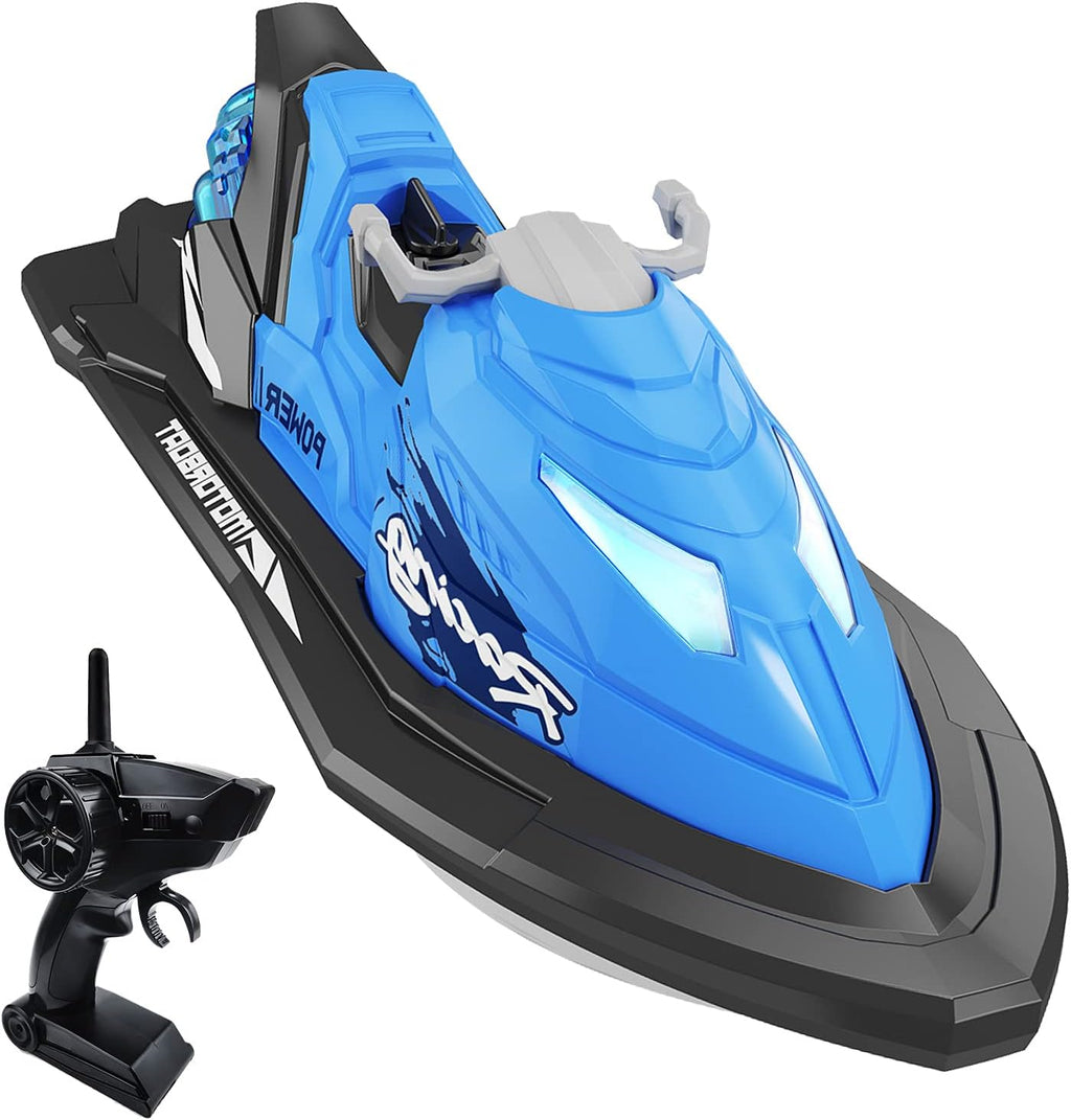 RC Boat with Rechargeable Battery and Dual Motors Red X9342