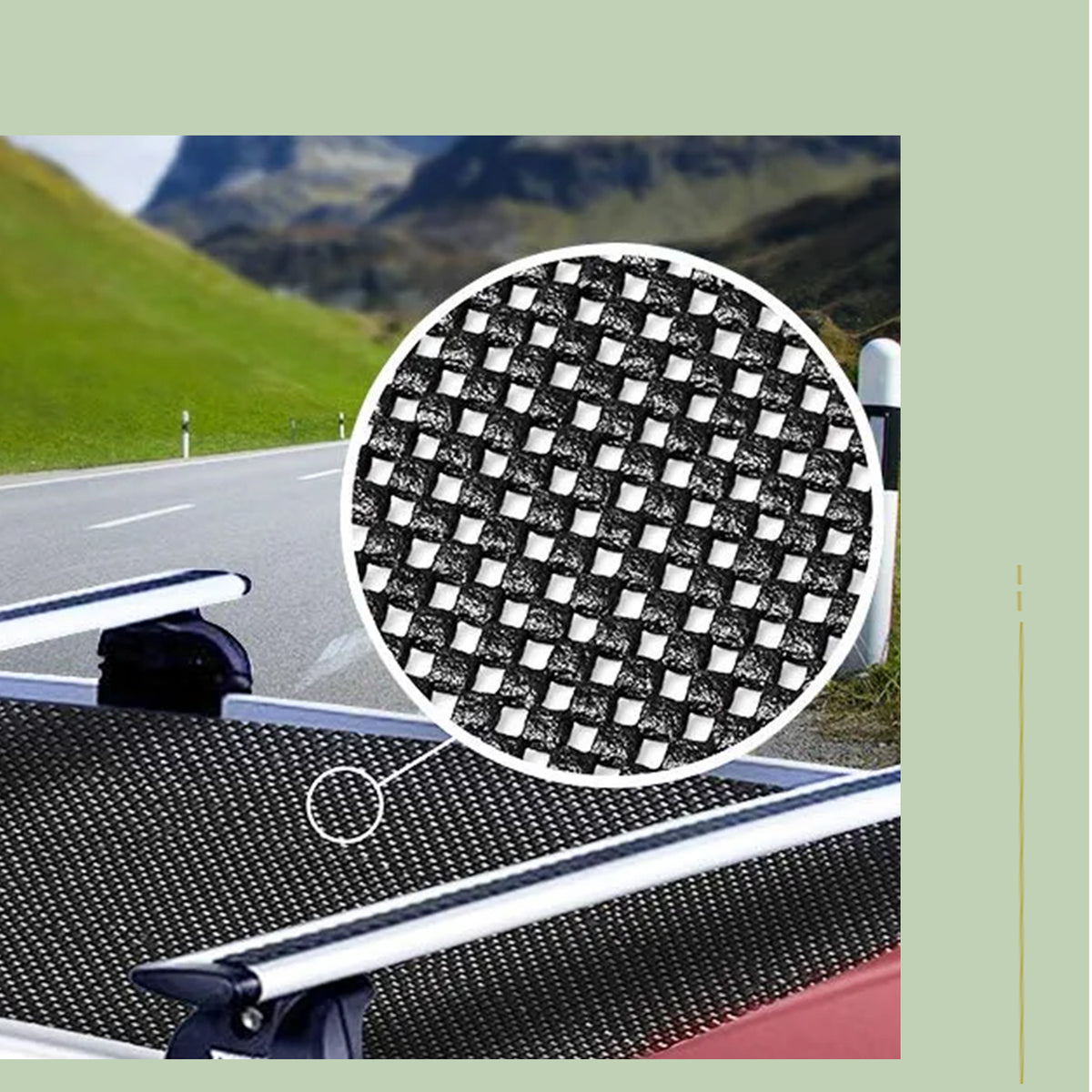 Car Roof Mat Storage Cargo Bags B3963