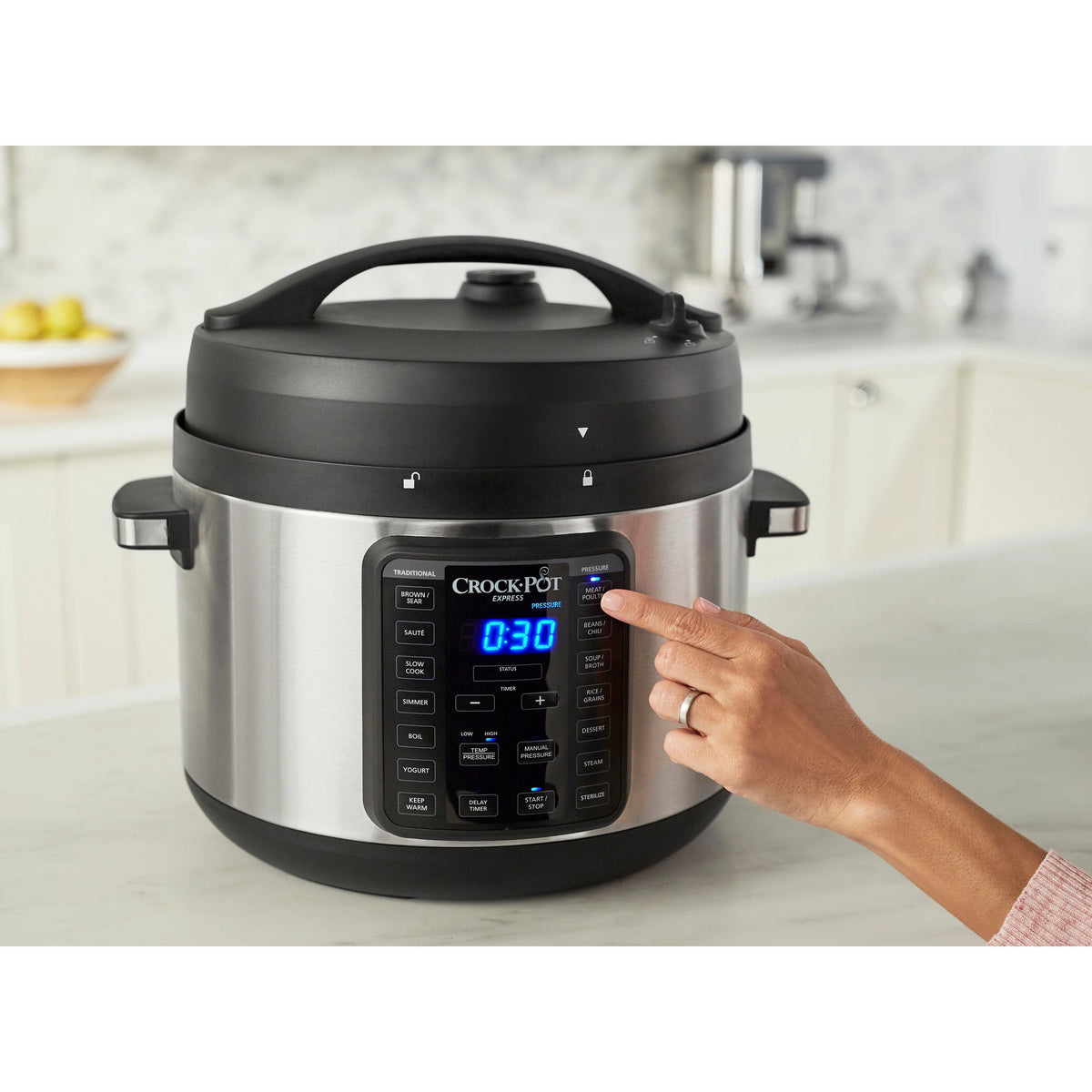 10 Qt Stainless Steel Pressure Cooker Y488
