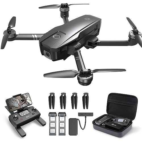 4K UHD GPS Drone with Camera, 52 Minutes Flight Time, Foldable Quadcopter with Brushless Motor R918