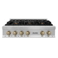 36 Inch 6 Burner Gas Rangetop Stainless Steel T2218
