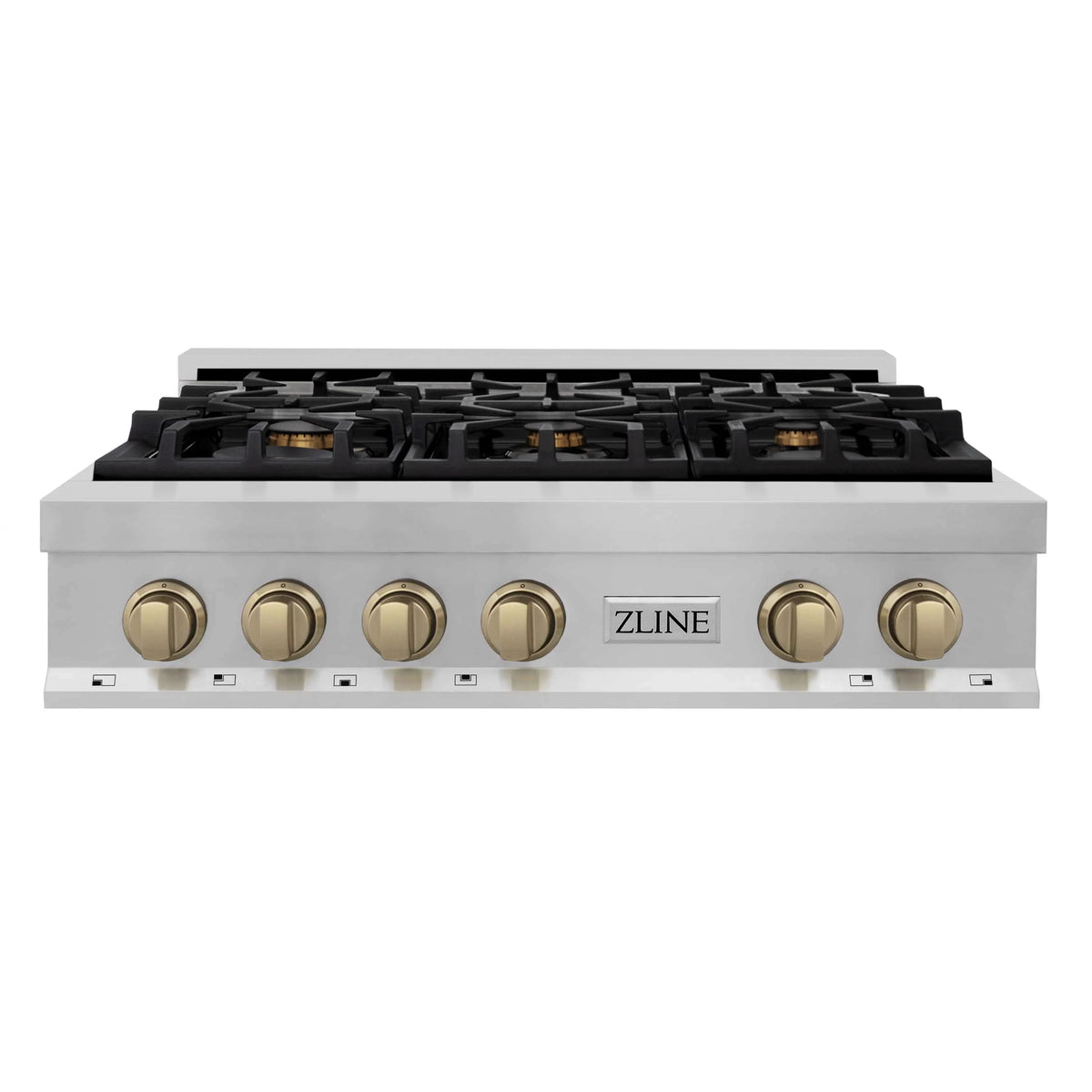 36 Inch 6 Burner Gas Rangetop Stainless Steel T2218