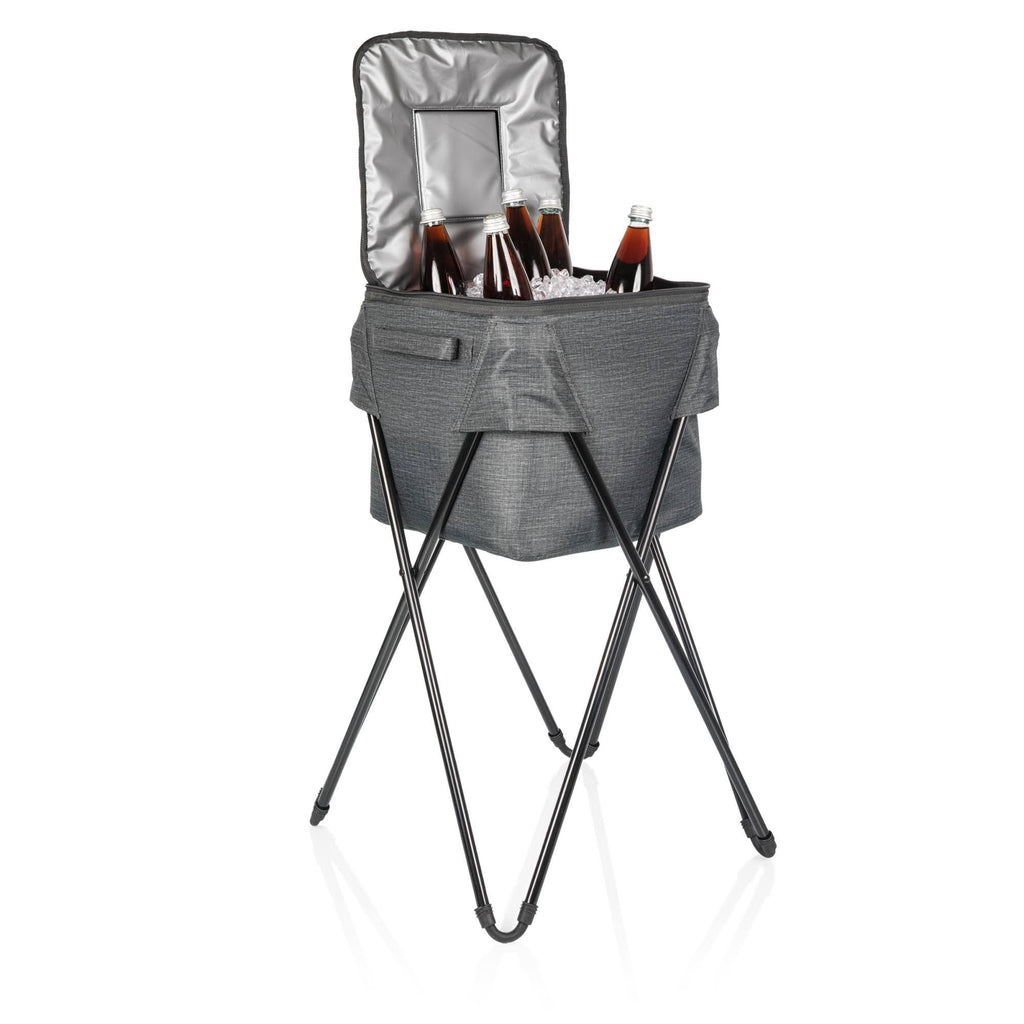 Gray Camping Cooler with Stand V49335