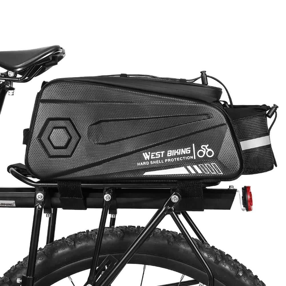 8.6L Waterproof Bicycle Rear Bag with Reflective Strips P556