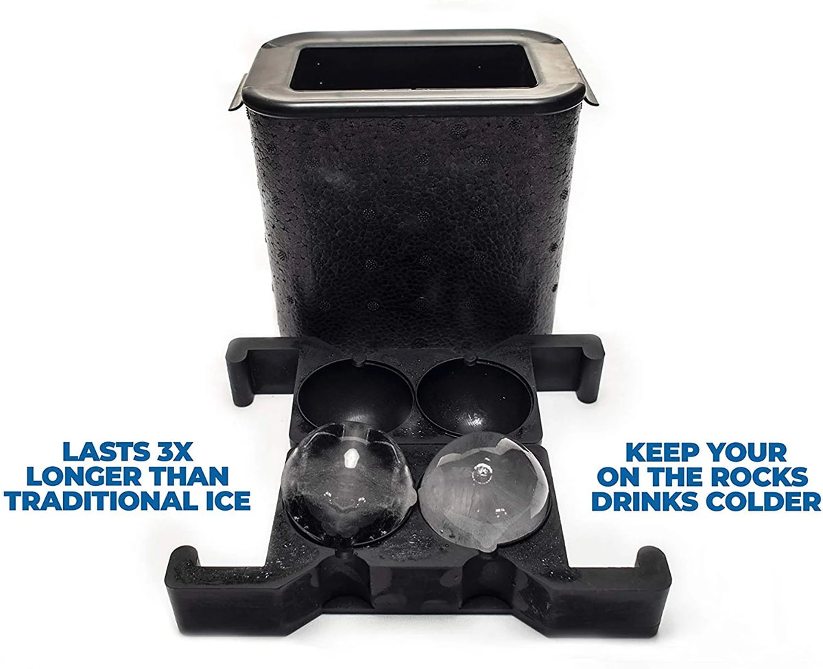 Round Ice Cube Mold Whiskey Ice Ball Maker Sphere Ice Cube Tray K403