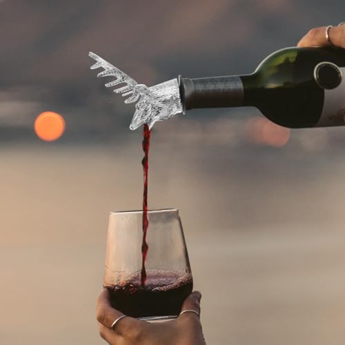 Deer Head Wine Pourer with Silicone Stopper S206