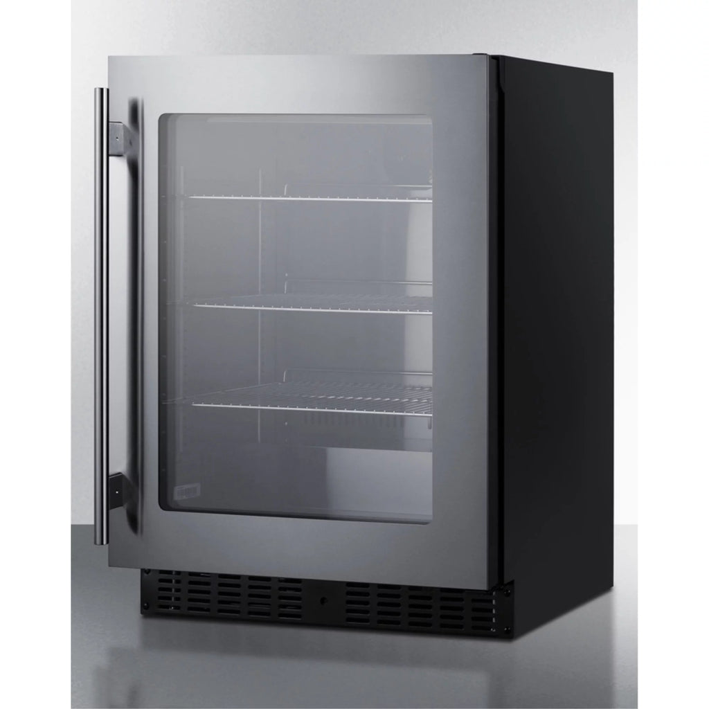 24" Wide 3.25 Cu. Ft. Compact Freezerless Refrigerator - Stainless Steel Y83474