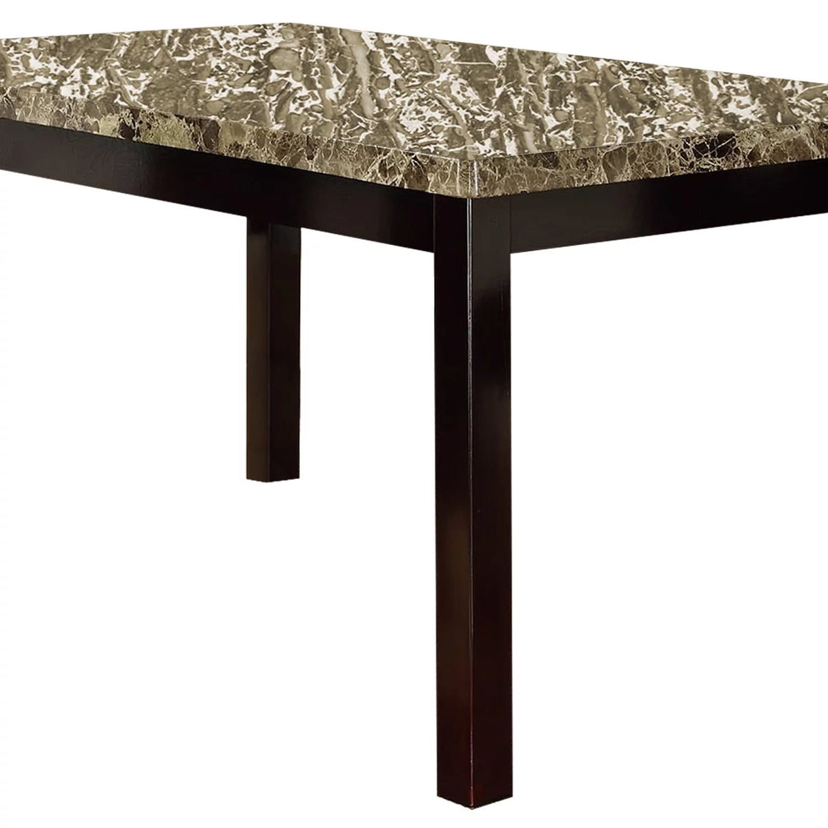 Faux Marble Pine Wood Dining Table N1006