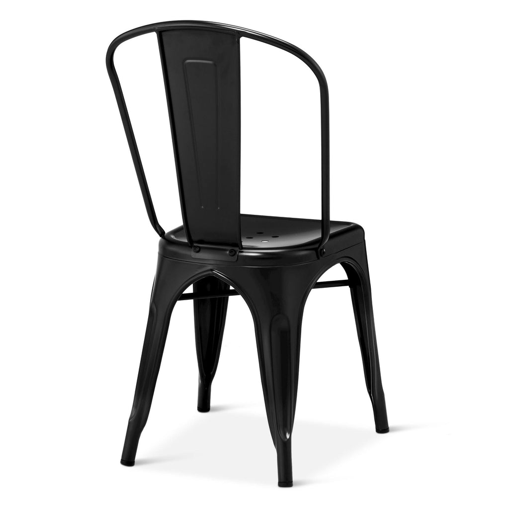 Black High Back Dining Chair Set of 2 Z653208