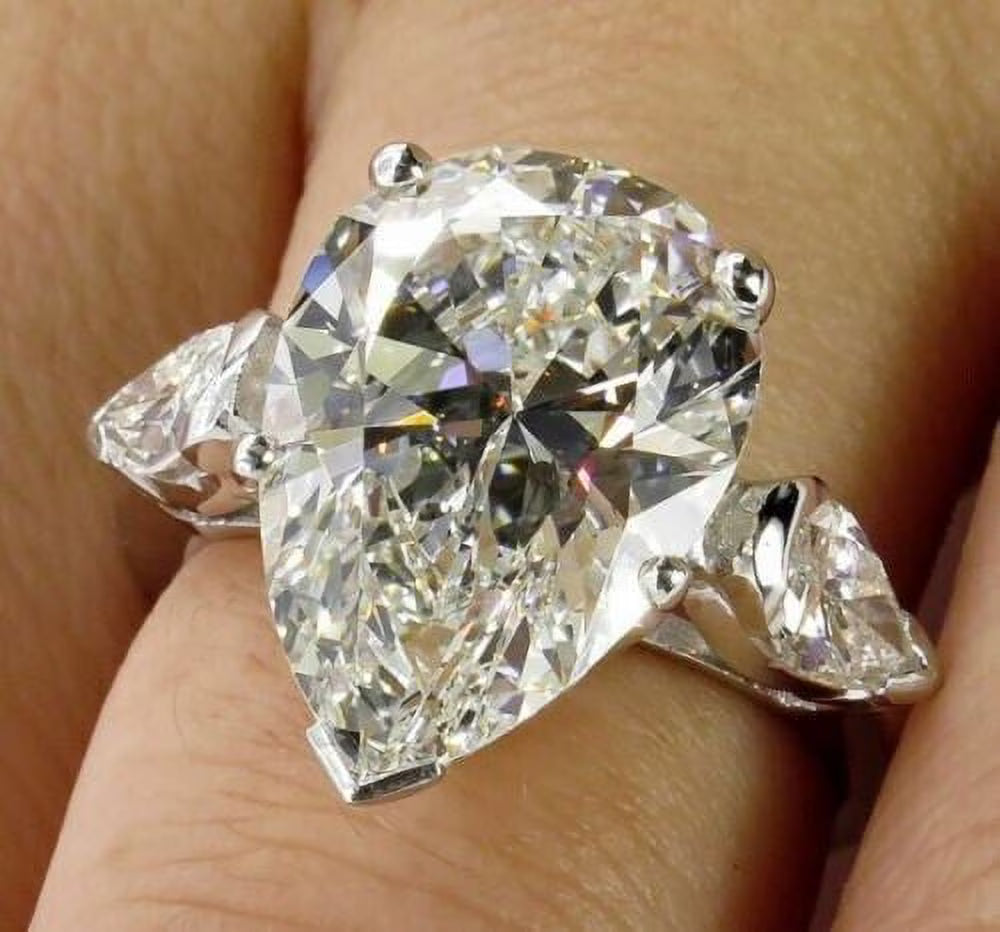 14K White Gold Engagement Ring J5302