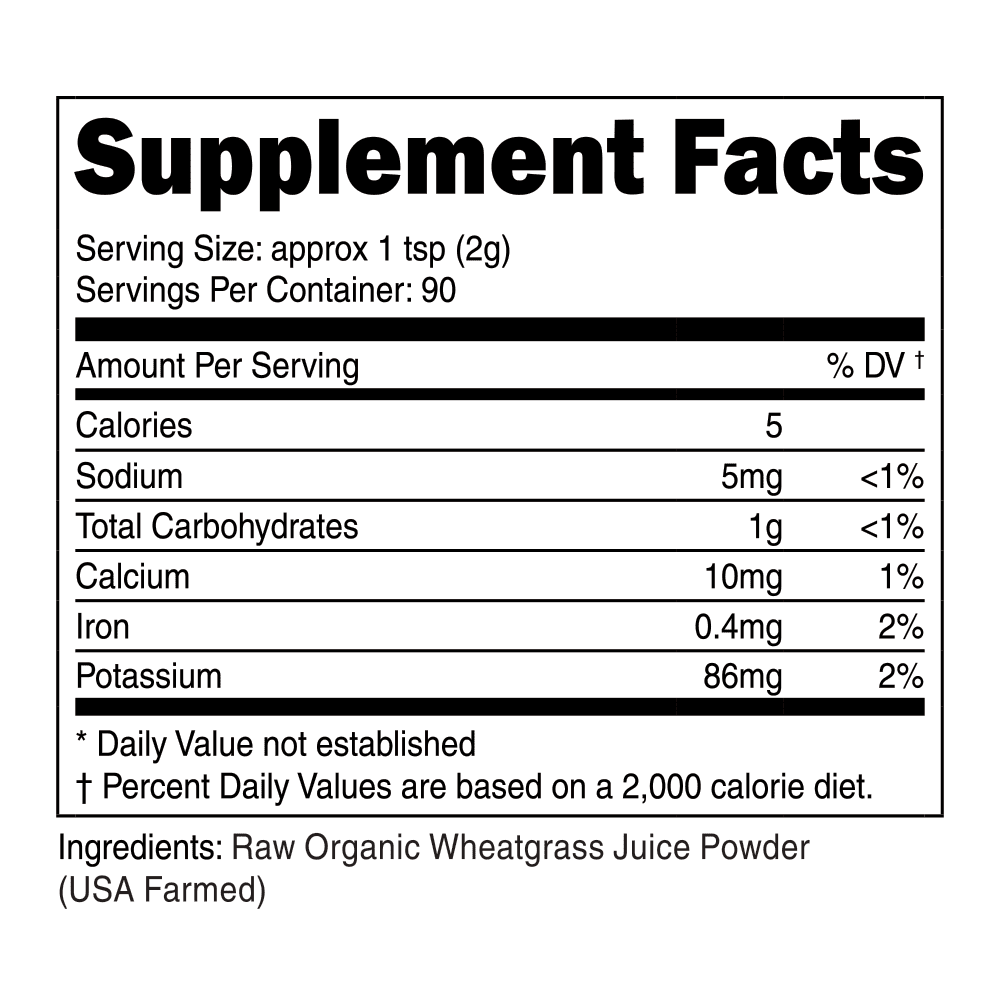 Organic Wheatgrass Juice Powder J879
