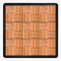 9 Piece Tap Dance Studio Floor Tile Kit with Edge Pieces T55659