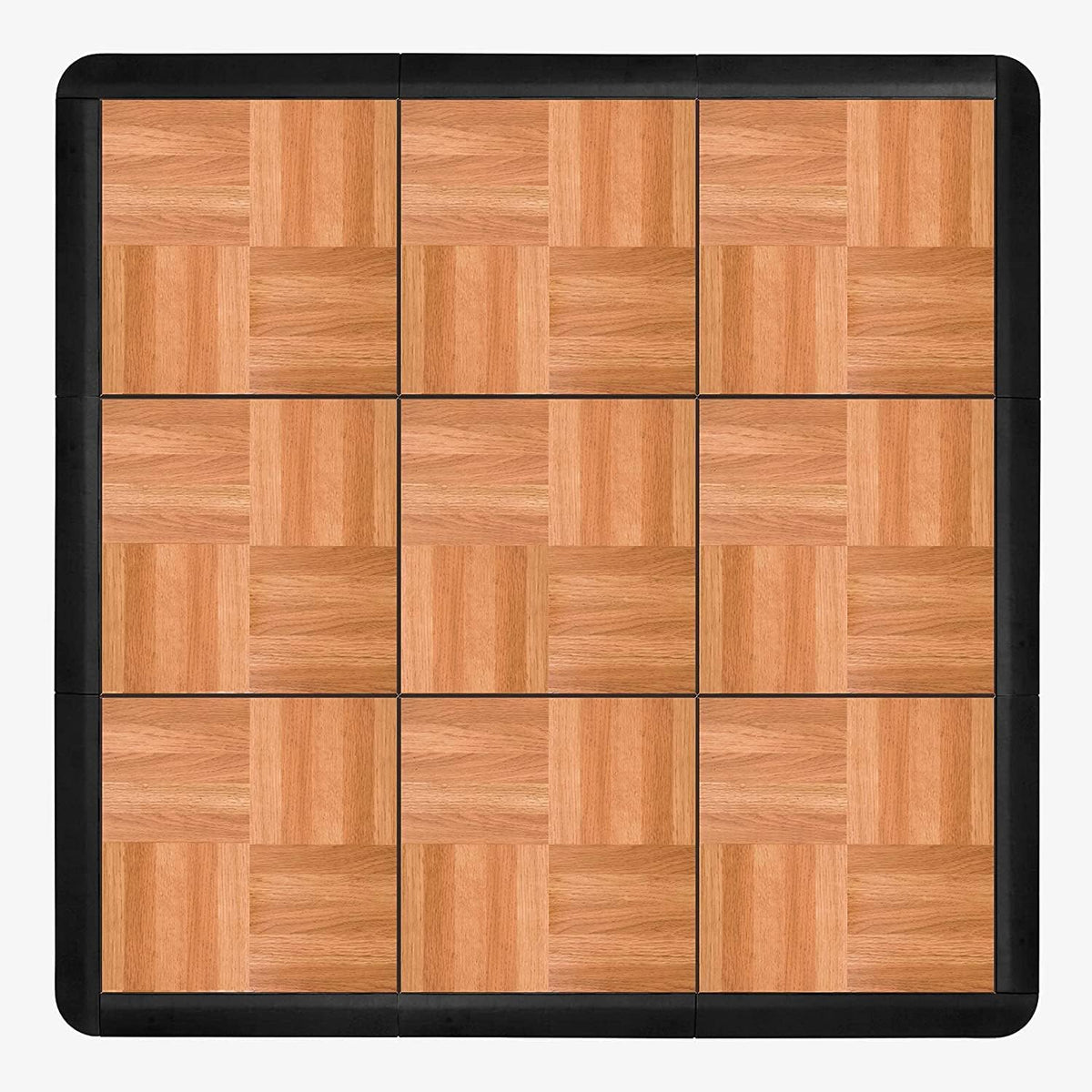 9 Piece Tap Dance Studio Floor Tile Kit with Edge Pieces T55659