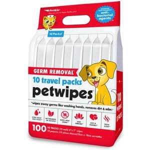 Antibacterial Dog & Cat Wipes Z590