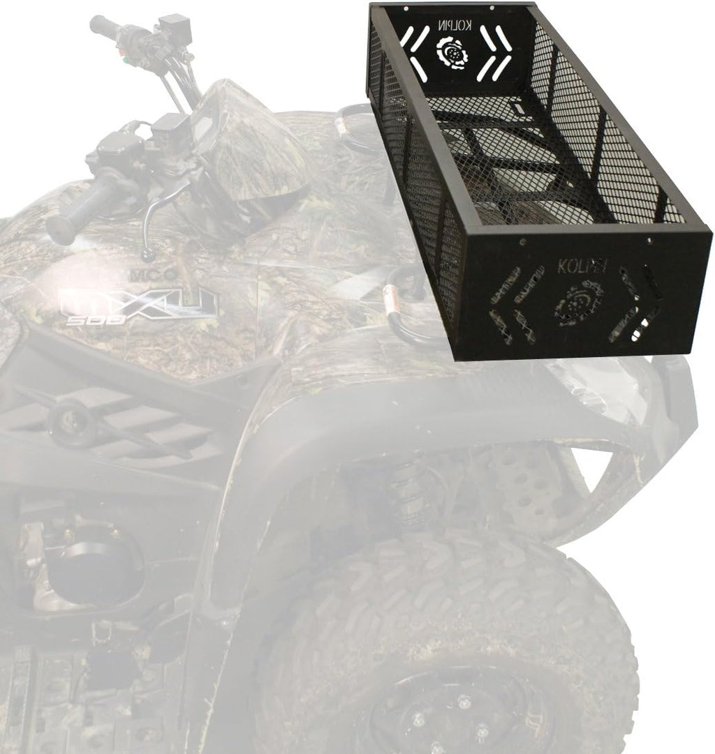 Black ATV Front Rack Gear Basket M8254