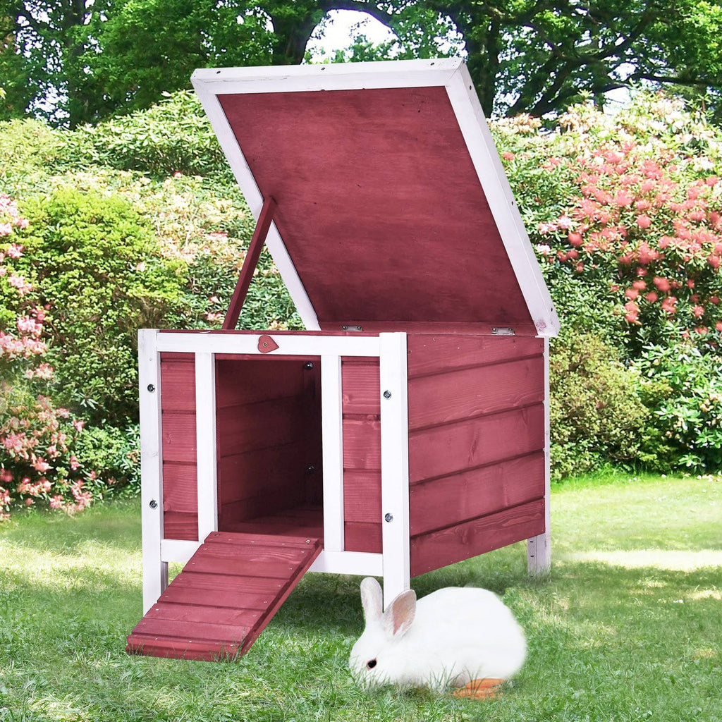 Raised Wooden Pet House Q63648