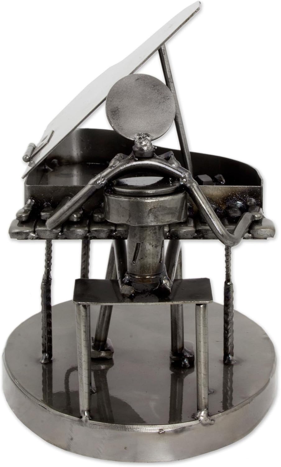 Rustic Recycled Auto Part Sculpture Q805