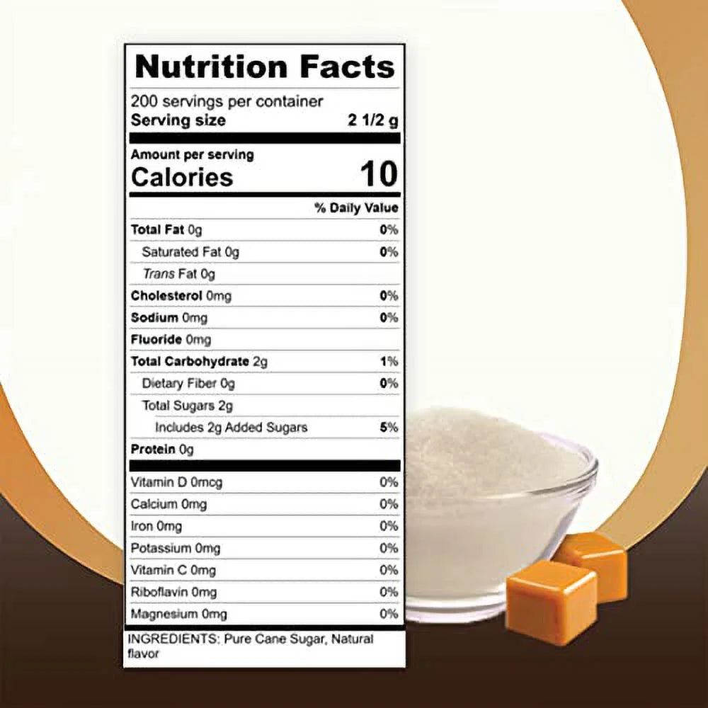 Caramel Flavored Sugar 200 Packets J4080