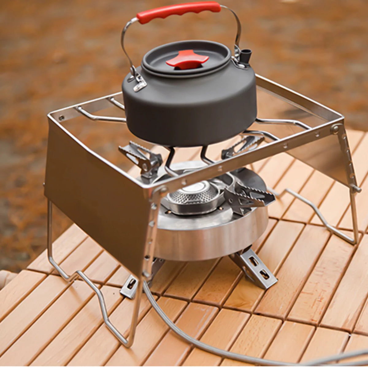 Folding Portable Charcoal Barbecue Stainless Steel BBQ V1912