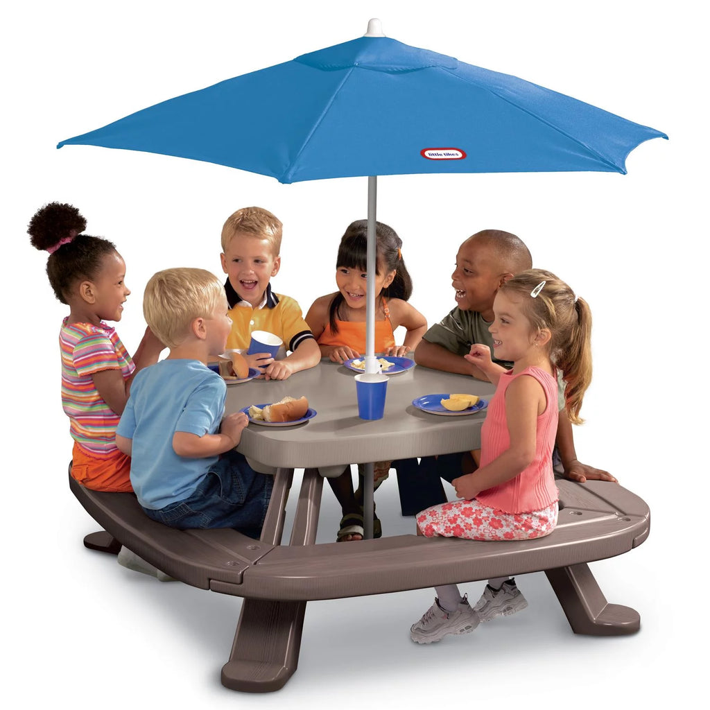 Fold 'n Store Table with Umbrella K4377
