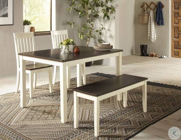 Autumn Brown White Dining Chair Set of 2 O710