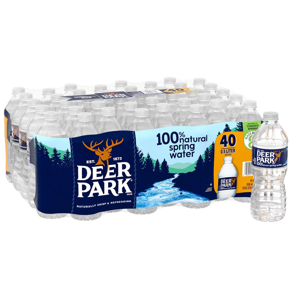 100% Natural Spring Water (16.9oz / 40pk) S7522