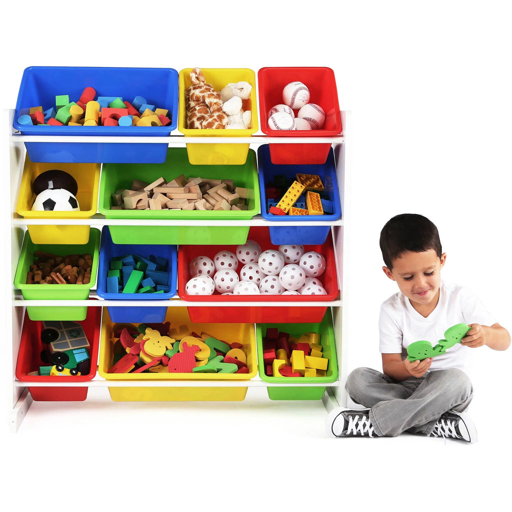 12 Bin Kids Toy Storage Organizer N67294