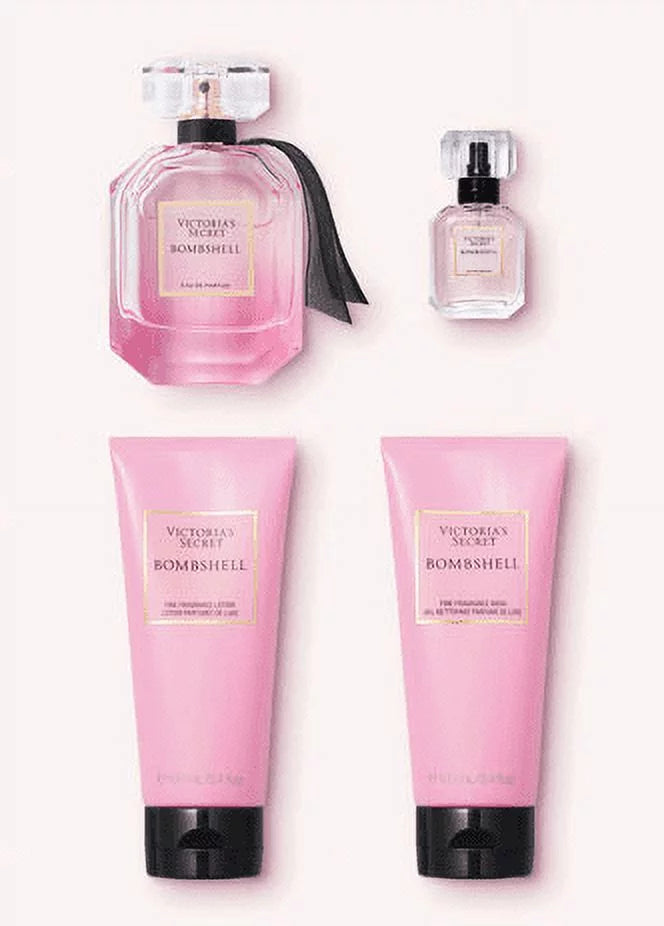 4 Pc EDP Body Lotion Body Wash Gel Set T37284