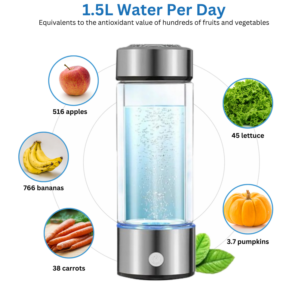 Rechargeable Hydrogen Water Bottle 420 ml A9818