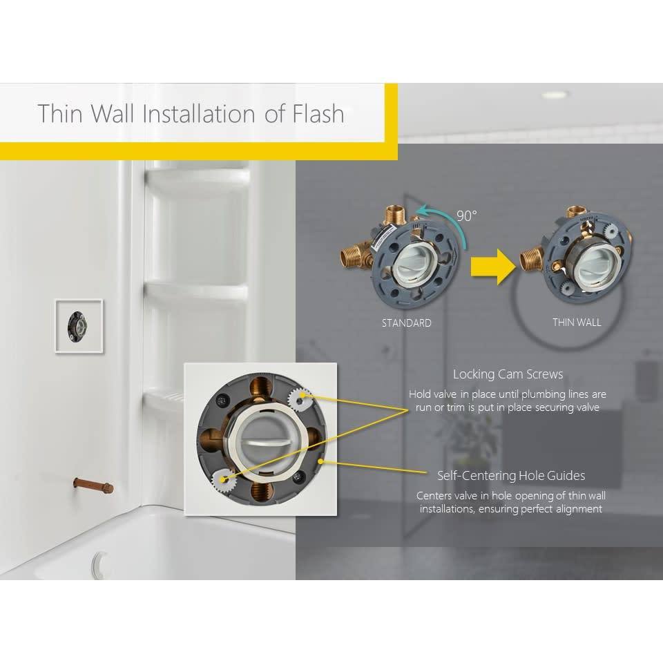Polished Chrome Shower Only Trim Kit with Cartridge X690