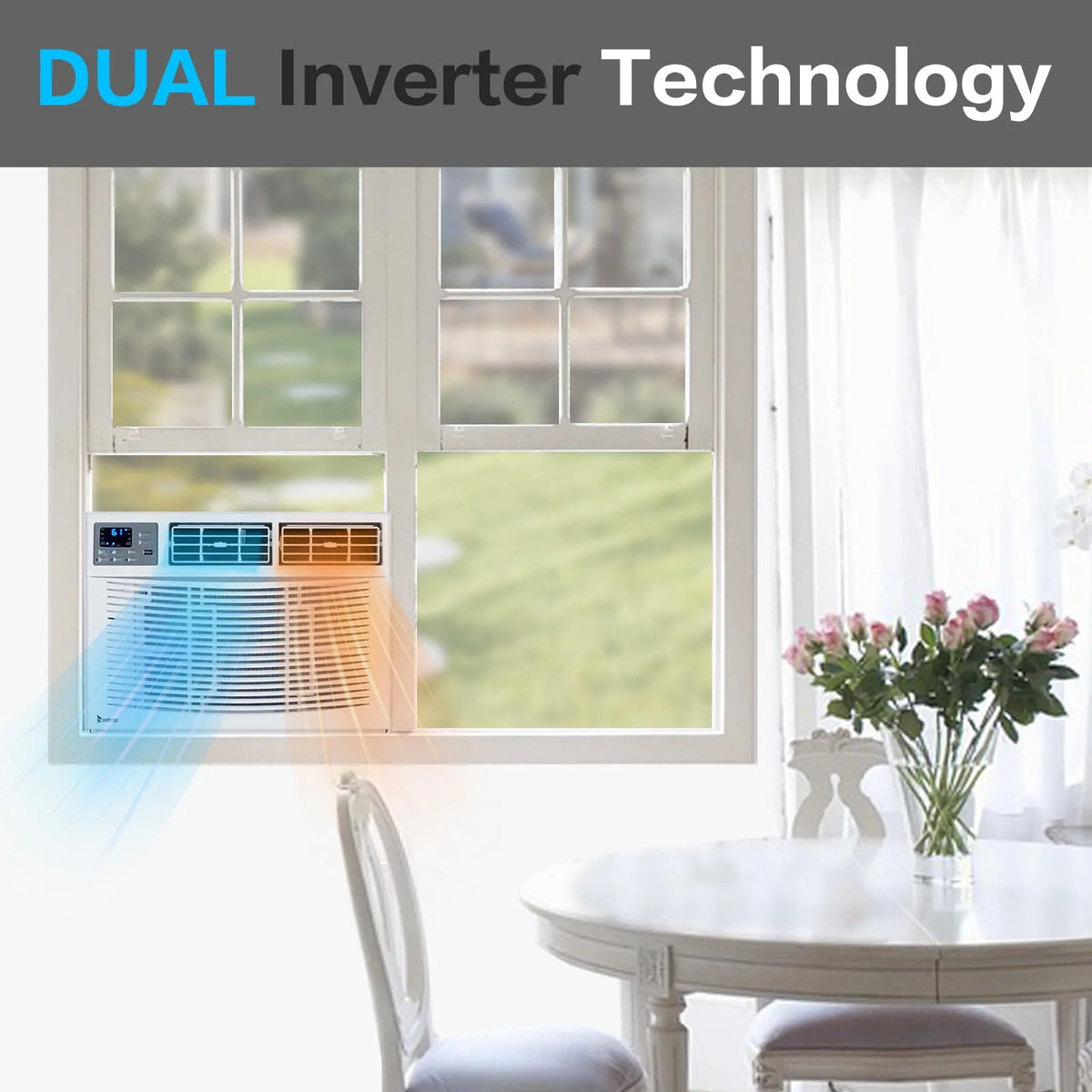 8000 BTU Heat And Cool Window Air Conditioner E627920