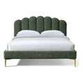 Forest Green Queen Platform Bed G50597
