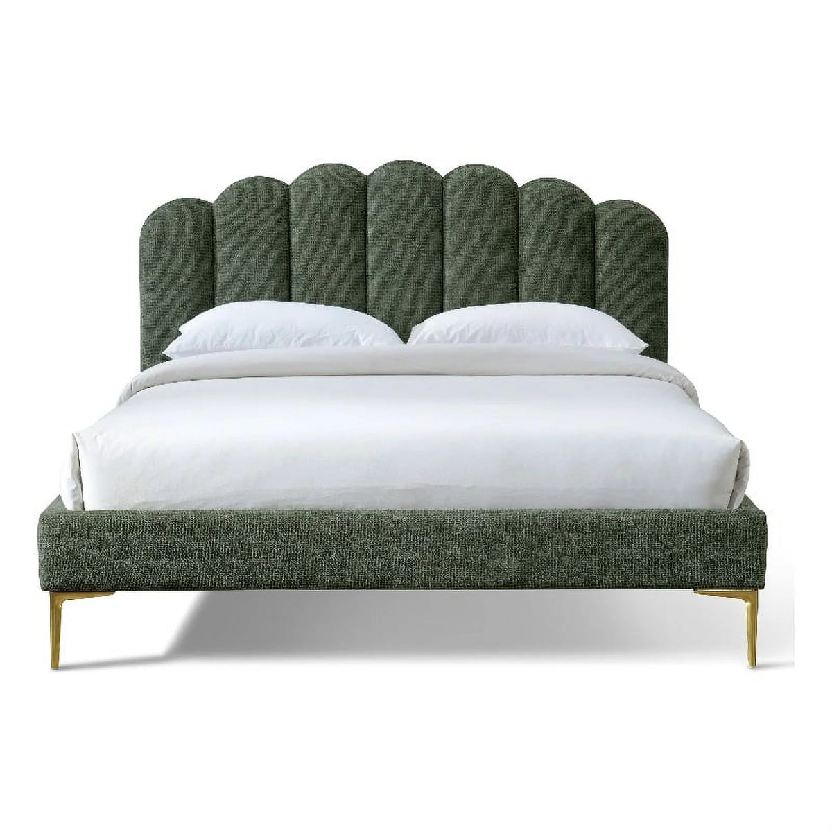 Forest Green Queen Platform Bed G50597