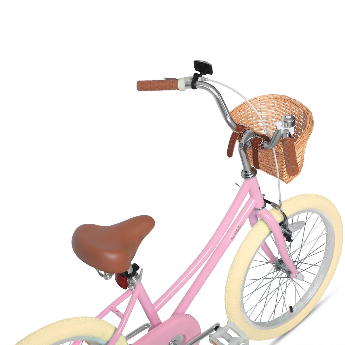20 Inch Kids Bike with Bell and Training Wheels, Pink T63749