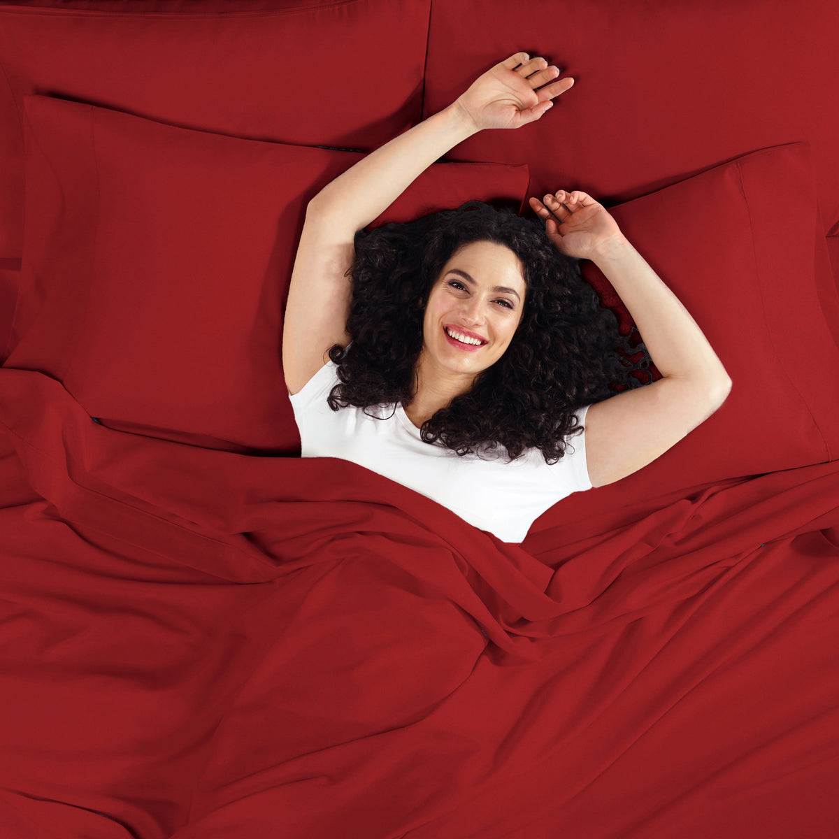 King 6pc Microfiber Extra Deep Pocket Sheet Set D111752