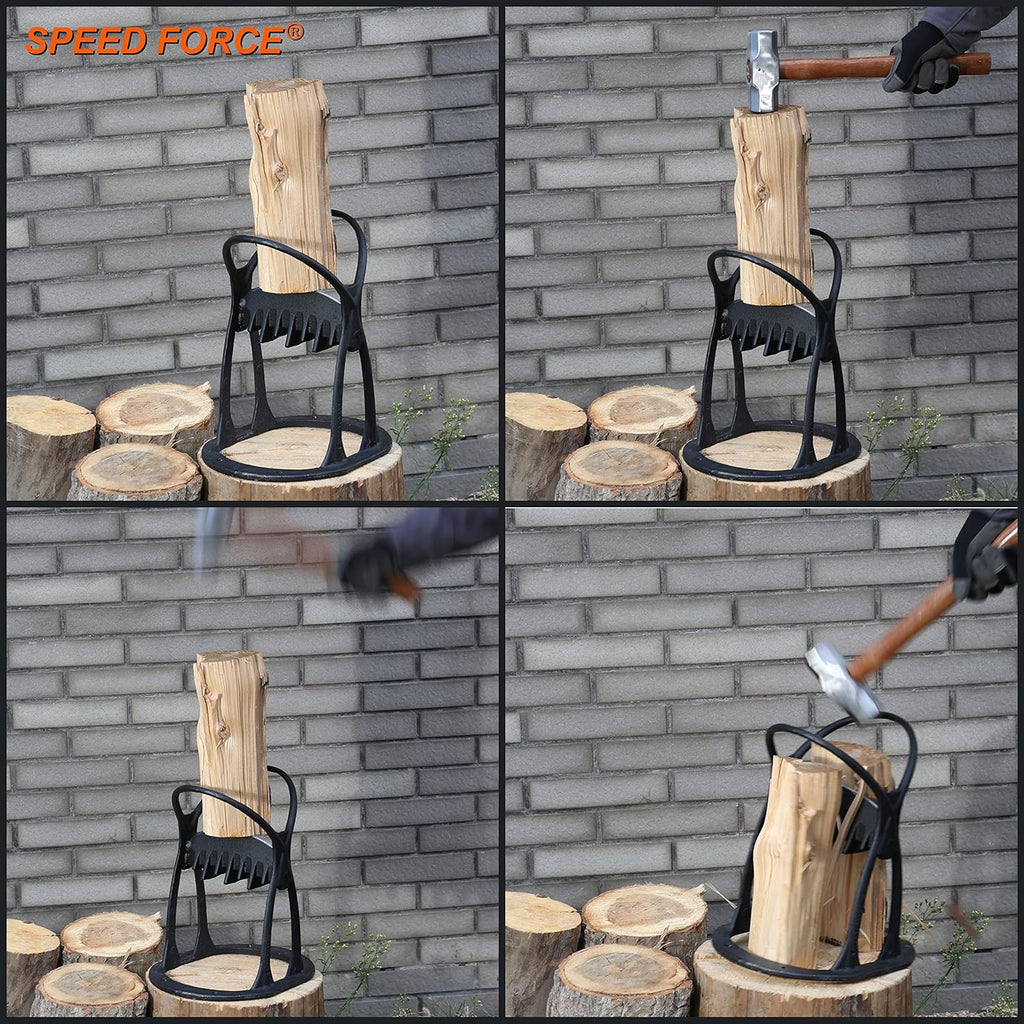Cast Steel Log Splitter Pack of 2 C71178