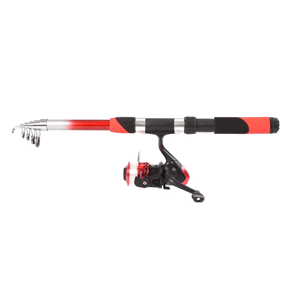 Fishing Rod Reel Combo Full Kit with 2PCS G373