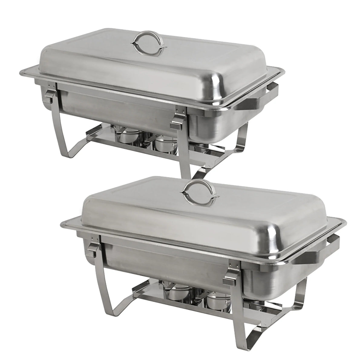 2 Rectangular + 2 Round Chafing Dishes Set H899