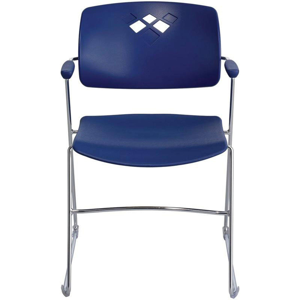 Stacking Chair (Qty. 4) Blue S14810