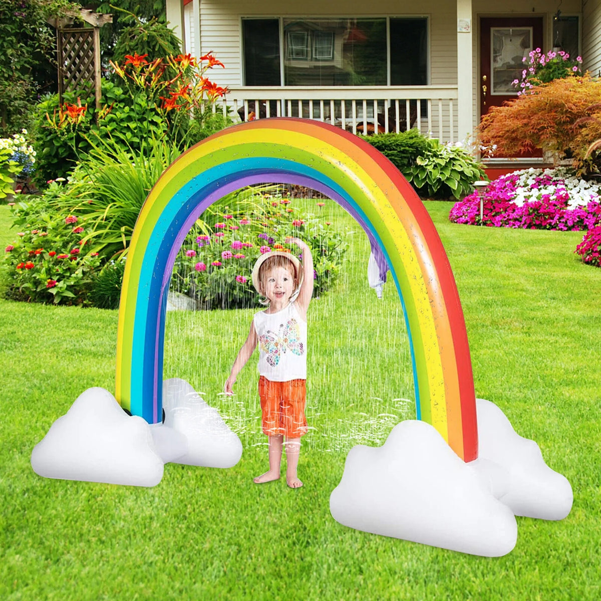 1Pc Children Inflatable Water Toy Lawn Game Prop E153996