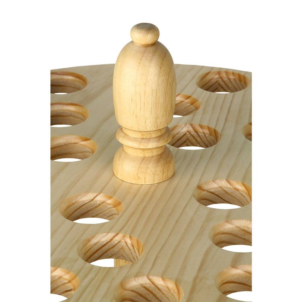 Pine Wood Round Walking Cane Stand F2846