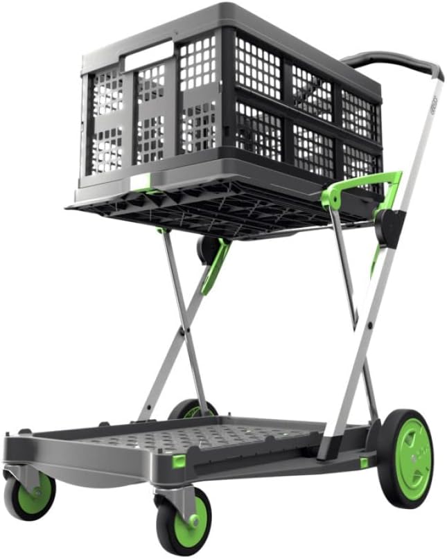 Pink Collapsible Folding Trolley Cart Q9950